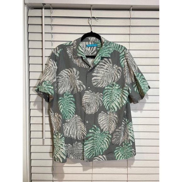 Tori Richard Short Sleeve Button Up Shirt - Size M - Picture 1 of 4